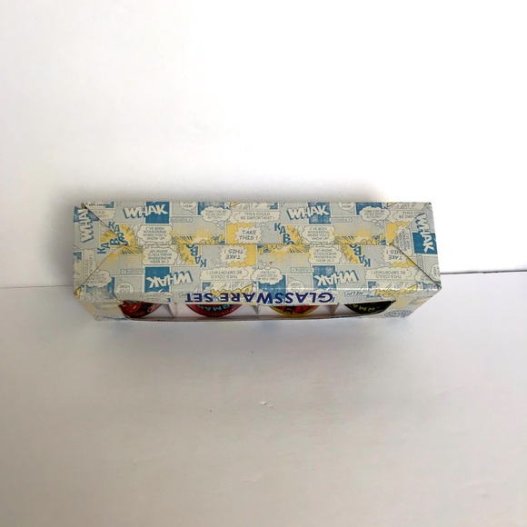 DC Comics Batman Superman 4 Pc Shot Glasses Set - Picture 12 of 14